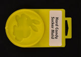 2.75" Flat Sucker Hard Candy Mold - Rabbit - Lorann
