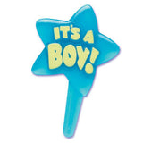 12 IT'S A BOY! Cupcake Picks - Baby Shower