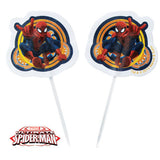 24 Ultimate Spiderman Cupcake Fun Pix - 3" Marvel Comics