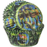 50 Teenage Mutant Ninja Turtles Cupcake Liners Cups 2" - Nickelodeon