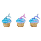 12 MERMAID TAIL Cupcake Rings