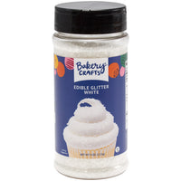 WHITE FLAKES Edible Glitter 4oz CK Products KOSHER