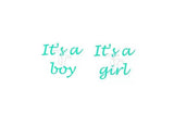 It's a Boy / Girl - Stencil 2pc