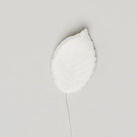 Rose Leaf WHITE 1.25" set of 10