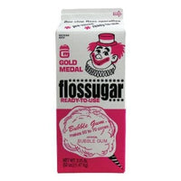 COTTON CANDY Flossugar Carton 3.25 lb (26 Flavors) Gold Medal