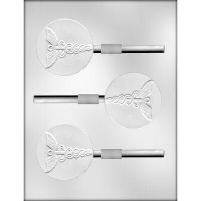 Medicine 3.5" Sucker Chocolate Mold - FREE CUSA SHIPPING Concrete Plaster Crafting Soap Making Mould Medical