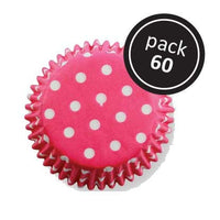 60 Pink Polka Dots Cupcake Liners - PME Easter Spring It's A Girl Baby