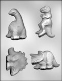 Dinosaur 3.5" Chocolate Mold - Ice Tray Soap Making Plaster Crafting Concrete Crafts