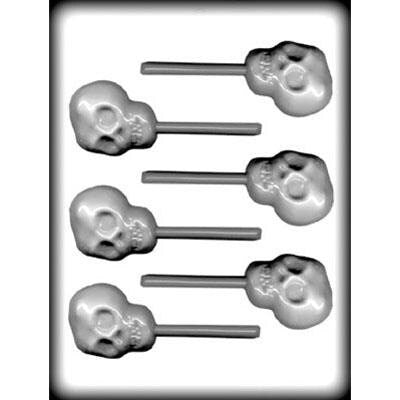 Skull Sucker 2.25" Hard Candy Mold 8H-3262 - - Hard Candy & Cookie Making Mold