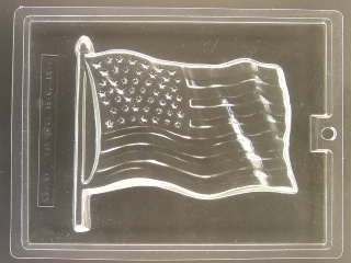 American Flag 7" Chocolate Mold - 90-14482 FREE USA SHIPPING