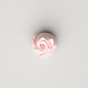 Pink Rosebud Flower 1" - Set of 3 - Gumpaste