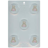 Teddy w/ Bear Cookie Mold 2" - FREE CUSA SHIPPING - FREE USA SHIPPING Ice Tray Soap Making Valetine\'s
