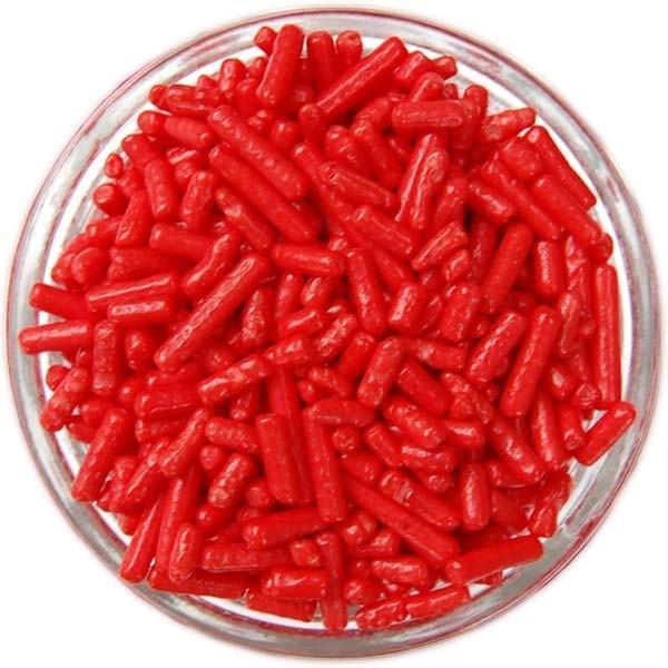 Red Jimmies Sprinkles 2-6 oz