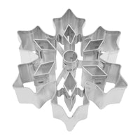 SNOWFLAKE “A” 3 EMBELISHED W/CUTOUTS COOKIE CUTTER