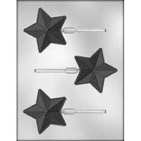 Stars Chocolate Candy Mold 3.25" Free Shipping CUSA