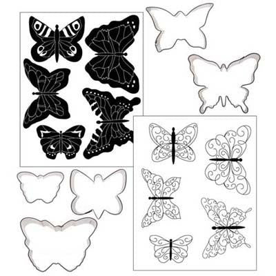 COOKIE CUT TEX. SET-BUTTERFLY