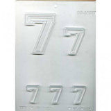 Collegiate Number #7 Chocolate Mold FREE SHIPPING CUSA Soap Concrete Plaster Crafts