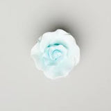 Pastel Blue Formal Rose Flower - 2" Set of 3 - Gumpaste