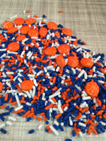 Basketball Sprinkles Mix (6 Color Options)