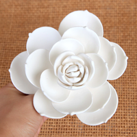 3" White Gumpaste Succulent Flower