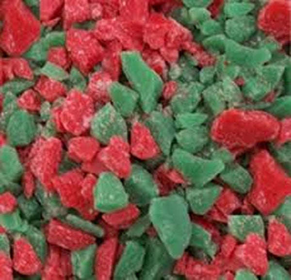 Crunch Topping Red & Green Peppermint Flavor Sprinkles