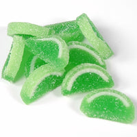 Lime Jelly Fruit Slices 1.5" -12 Perfect for Margarita Cupcakes