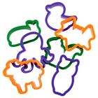 Animal Cookie Cutter Set 50 Piece 3" average size Plastic