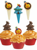 Wilton Big Top Candypick Chocolate Mold - FREE USA SHIPPING Cupcake Picks Circus Theme Carnival