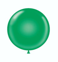 Balloon 17" Car Lot Green Tuf-Fex 72 Per Bag