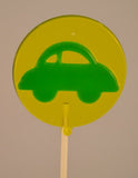 2.75" Flat Sucker Hard Candy Mold - Car - Lorann