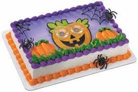 Pumpkin Cake Kit 4 pieces - Cake Plaque Pick Topper Halloween