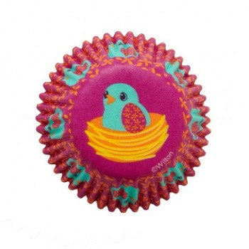 100 Wilton Mini Baking Cups Easter Birds Cupcake - Cupcake Liners