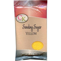 Yellow Sugar Crystals 16 oz bag - 1 lb CK Products