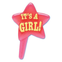 12 IT&#39;S A GIRL! Cupcake Picks - Baby Shower