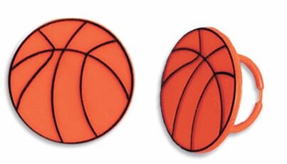 12 Basketball Cupcake Rings