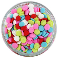 Lollipop Quins Sprinkles 2 oz 4 oz 6 oz -  Cake Decorating Cookies Cupcakes Bright Rainbow