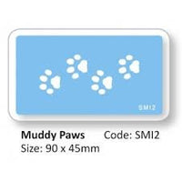 Muddy Paws Stencil