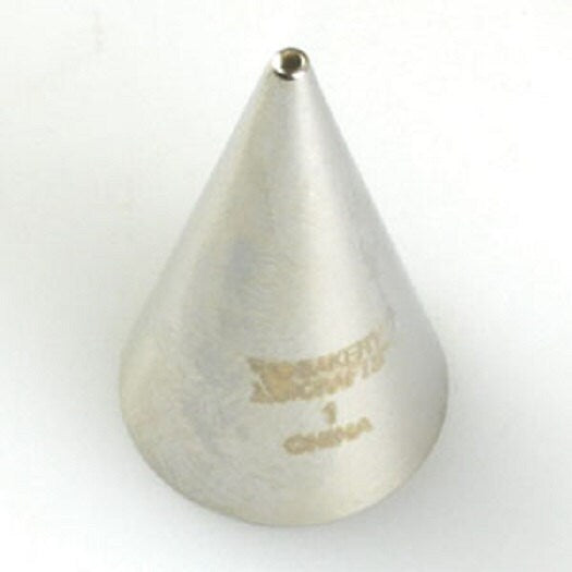 Decorating Tip #1 - Stainless Steel - Cake Piping Royal Icing Mini Round Lettering