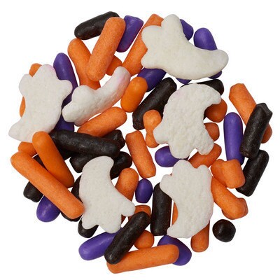 Halloween Ghost Mix Sprinkles 2 oz 4 oz 6 oz -  Cake Decorating Cookies Cupcakes