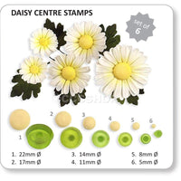 JEM Daisy Centre Stamps - Fondant Gumpaste Clay Crafts
