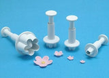PME 4 PC Flower Blossom Plunger Cutter - Fondant Gumpaste Clay Crafts