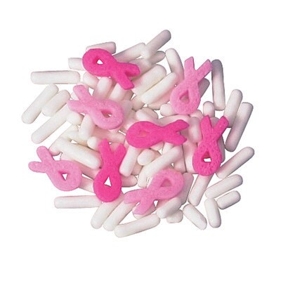 Pink Ribbon Mix Sprinkles 2 oz 4 oz 6 oz -  Cake Decorating Cookies Cupcakes