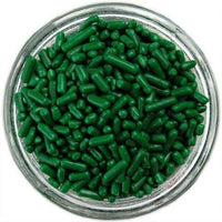 Green Jimmies Sprinkles 2 oz 4 oz 6 oz  Cake Decorating Cookies Cupcakes Bright Rainbow royal blue uk kentucky