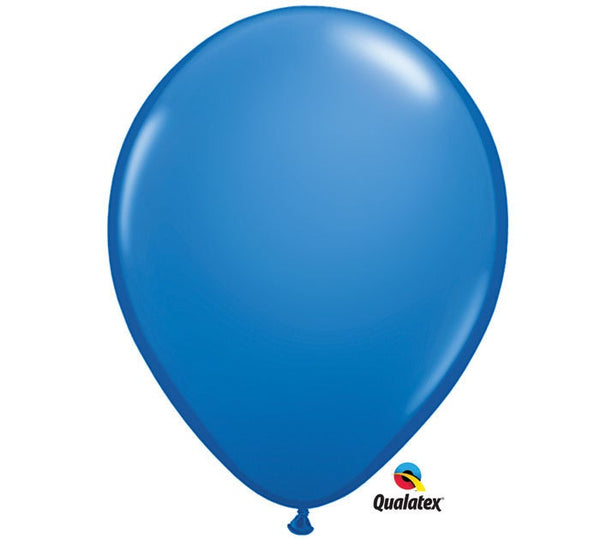 11" Dark Blue Qualatex Balloons - 100 count
