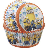 50 Minions Cupcake Liners Cups - 2&quot; Despicable Me Pixar Baking