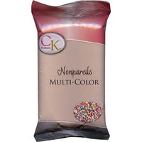 Mixed Rainbow Tiny Non-Pareils 16 oz bag - 1 lb CK Products