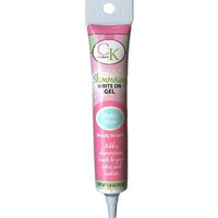 Baby Blue Shimmering Piping Gel 1.5 oz Tube - Cake Decorating Write On Gel Lettering Ready to Use Kosher