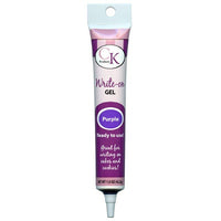 DC Purple Piping Write On Gel 1.5 oz Tube - Cake Decorating Write On Gel Lettering Ready to Use Kosher