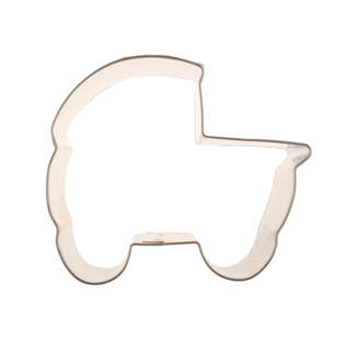 Baby Carriage Buggy 2.75" Cookie Cutter - Baby Shower It's A Boy Girl
