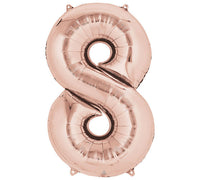ROSE GOLD # Balloon - Number
